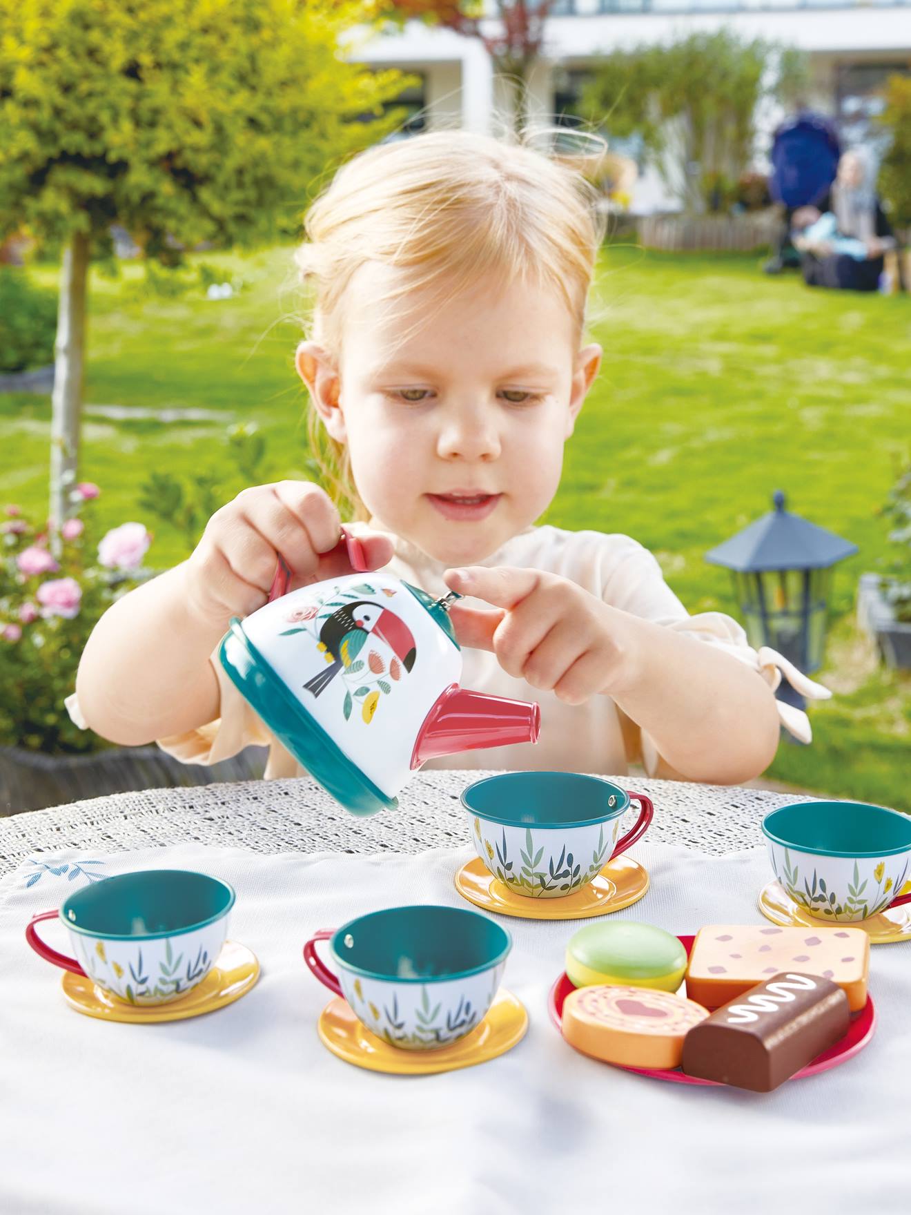 HAPE theeservies blauw