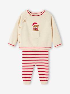 Baby-Babyset-2-delige gebreide Kerst babyset