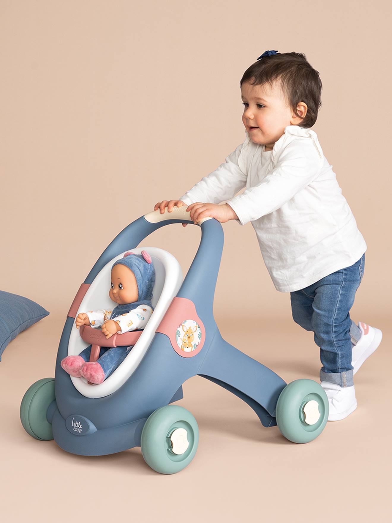 LS Baby walker 3 in 1 + Pop - SMOBY meerkleurig