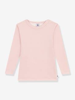 -T-shirt met lange mouwen van wol en katoen PETIT BATEAU