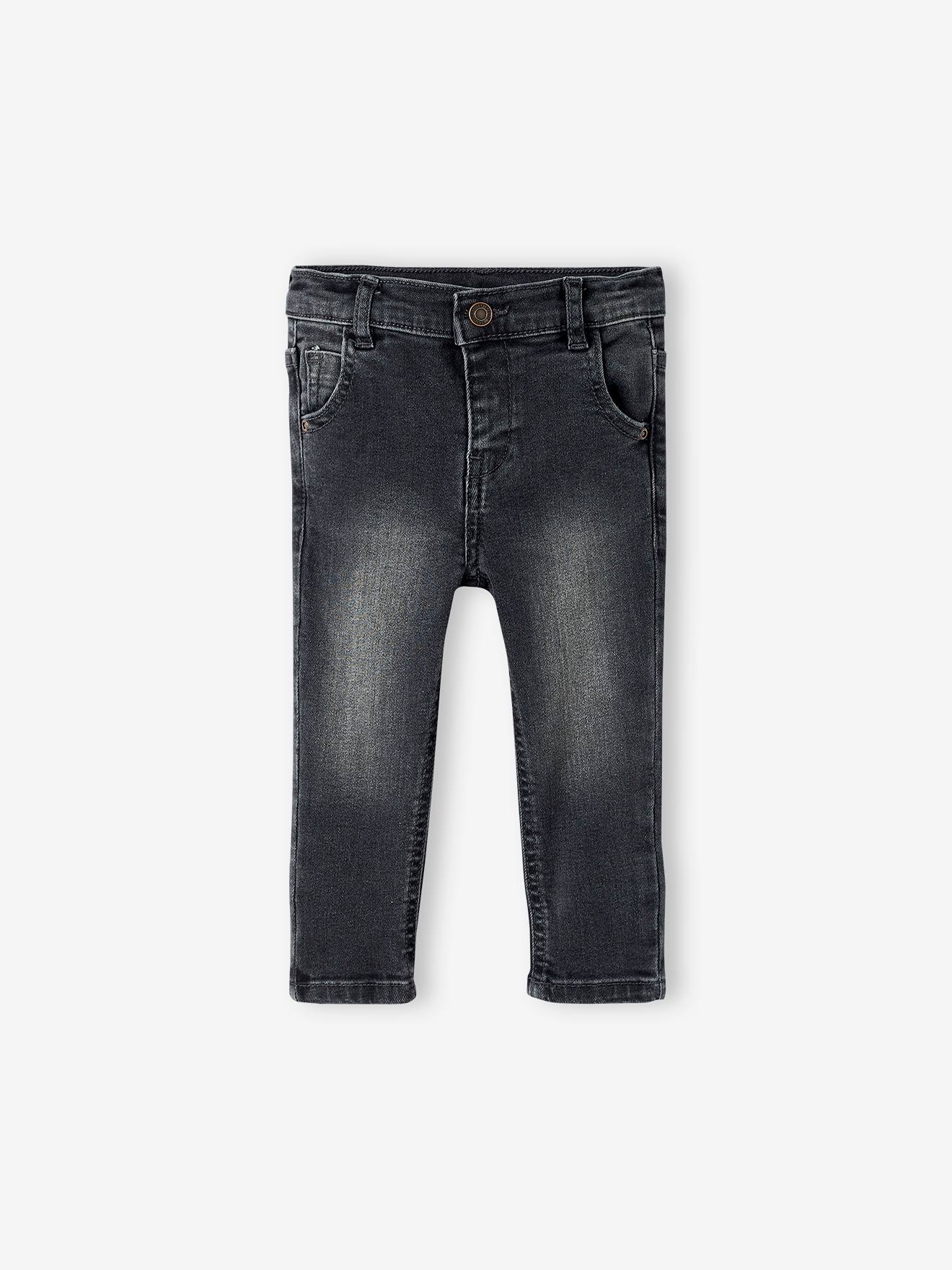 Babyjeans rechte pasvorm BASICS denimgrijs