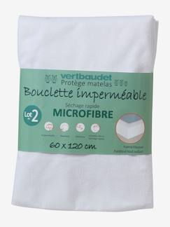 -Set van 2 ultra-absorberende microvezel onderlakens