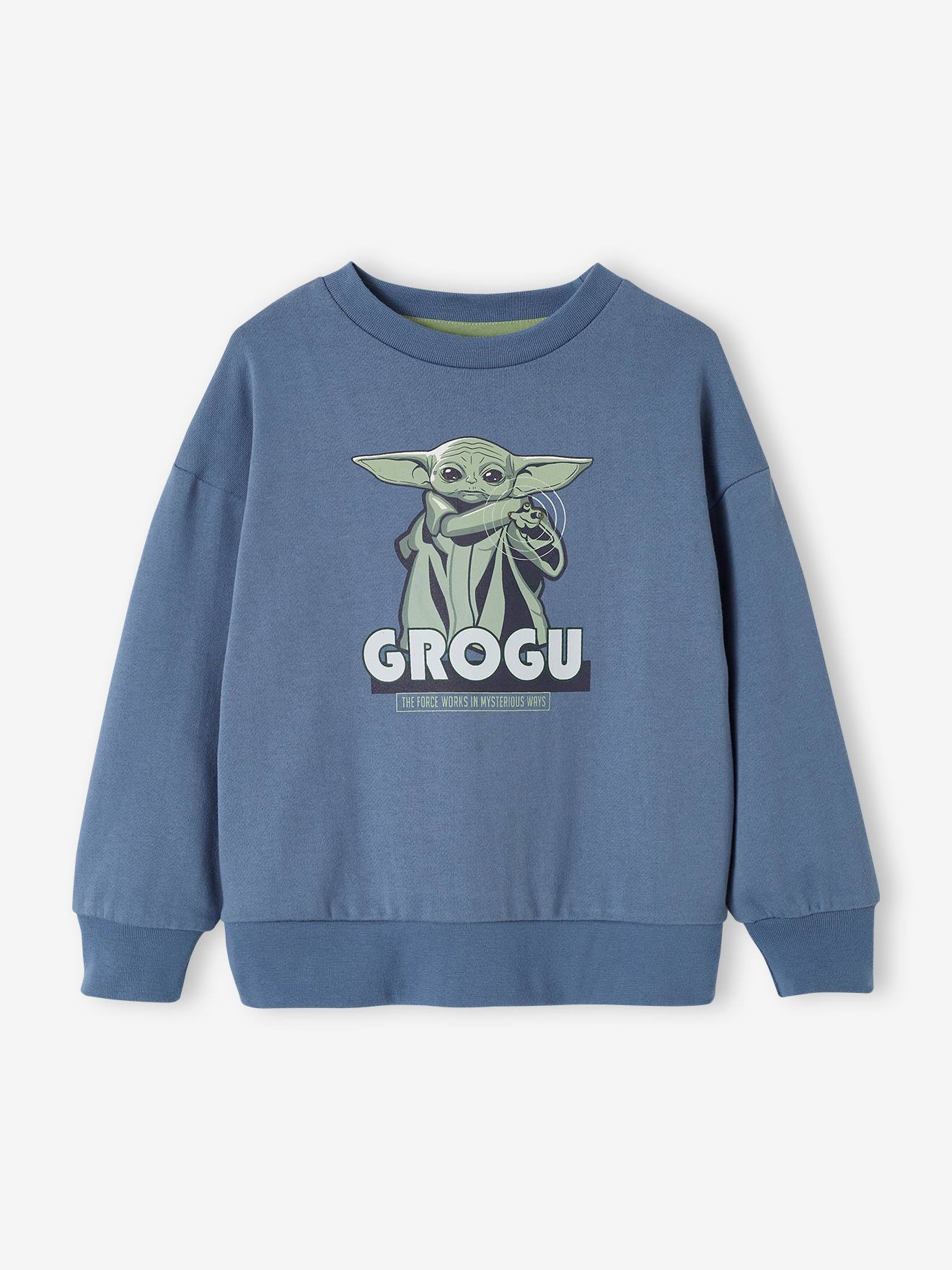 Jongenssweater Star Wars® Grogu jeansblauw