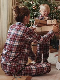 -Flanellen pyjama voor volwassenen "Happy Family" capsulecollectie