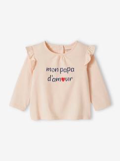 Baby-Babyshirt met opschrift van biologisch katoen