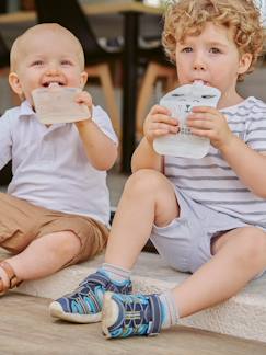 Verzorging-Baby eet en drinkt-Eetservies-Set met 20 herbruikbare flessen BABYMOOV