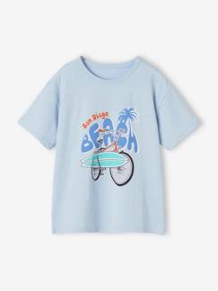 Jongens-Jongensshirt met korte mouwen en grafisch ontwerp