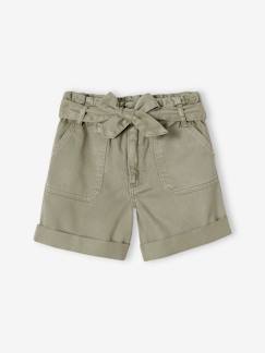 Meisje-Short-Meisjesshort in paperbag-stijl