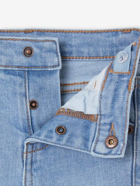 Babyjeans rechte pasvorm BASICS denimgrijs+gebleekt denim+ongewassen denim - vertbaudet enfant 