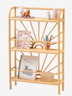 Rotan boekenkast met 3 niveaus Zon  - vertbaudet enfant