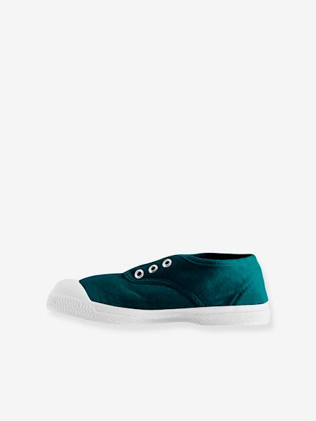 Katoenen tennisschoenen voor kinderen Elly E15149C15N BENSIMON® blauwgroen+bruin+felblauw+geel+groen+nude+rozen - vertbaudet enfant 