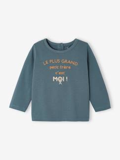 Baby-T-shirt met lange mouwen en tekst voor baby's