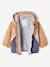 Windjack colorblock voor babyjongens blauwgroen+kameel - vertbaudet enfant 