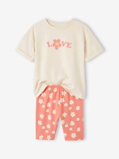 -Set shirt en short voor meisjes