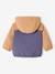 Windjack colorblock voor babyjongens blauwgroen+kameel - vertbaudet enfant 