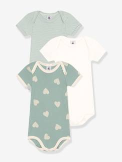 -Set met 3 rompertjes met korte mouwen PETIT BATEAU