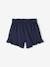 Meisjesshort met ruches blauw+ecru+marineblauw - vertbaudet enfant 