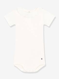 Baby-Body-Rompertje met korte mouwen en ruchekraagje PETIT BATEAU