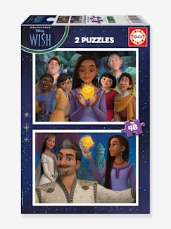 Speelgoed-Educatief speelgoed-Puzzels-2X50 Disney Wens Puzzels - EDUCA BORRAS