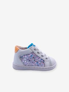 Schoenen-Baby schoenen 17-26-Loopt meisje 19-26-Hoge leren babysneakers 4039B233 Babybotte®