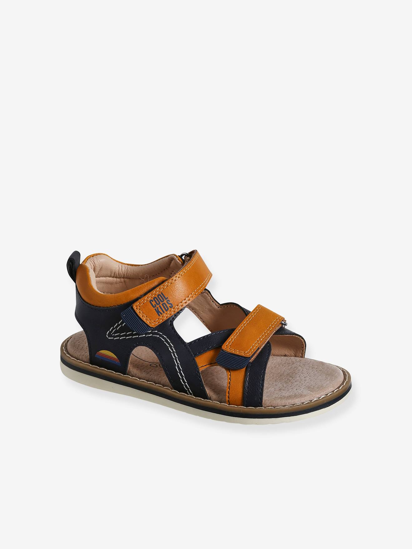 Open kindersandalen kleutercollectie marineblauw