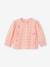 Meisjesblouse met ruches van Engels borduurwerk lichtroze+snoepjesroze+wit - vertbaudet enfant 