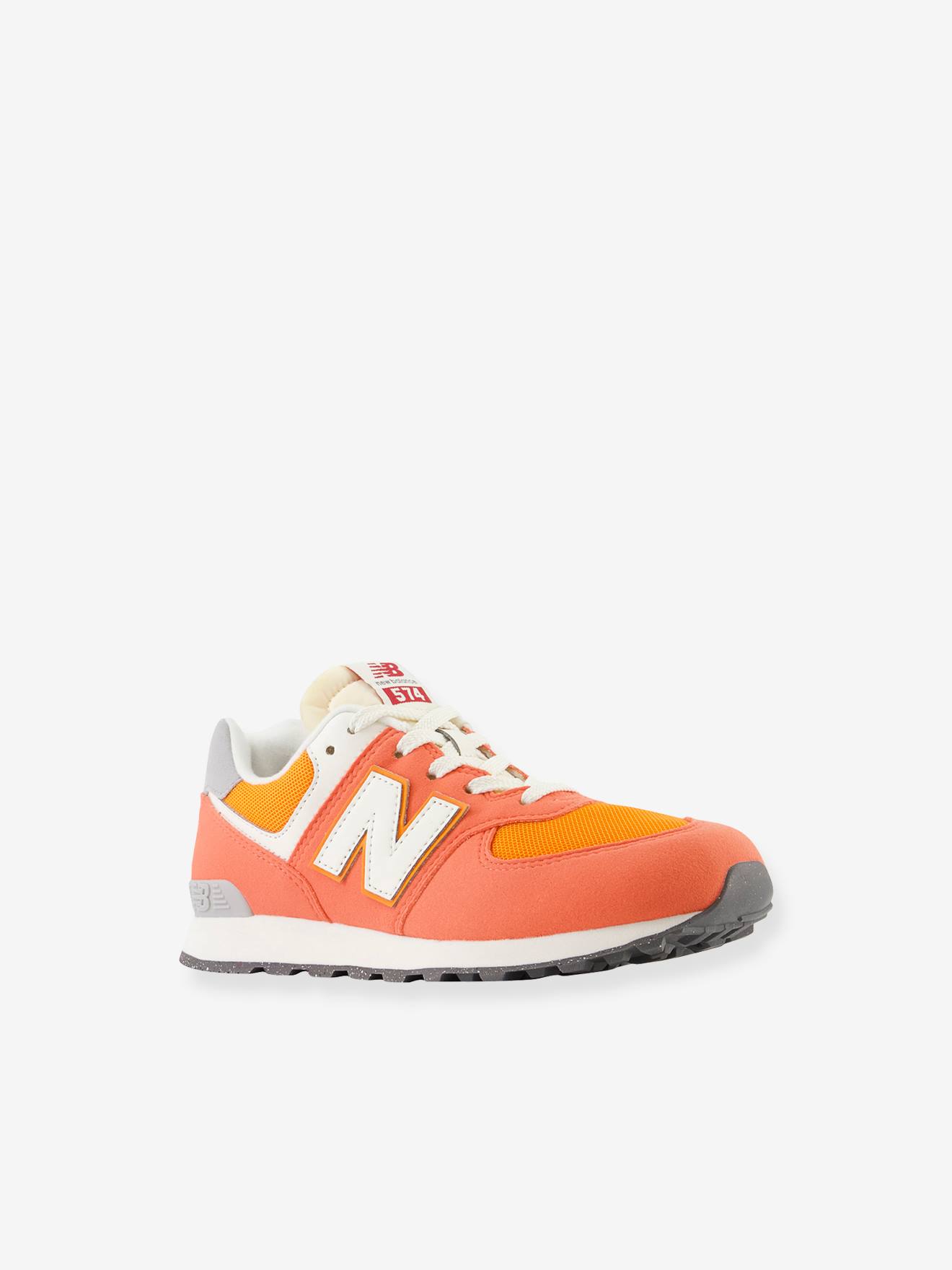 Kindersneakers met veters GC574RCB NEW BALANCE® gemêleerd rood