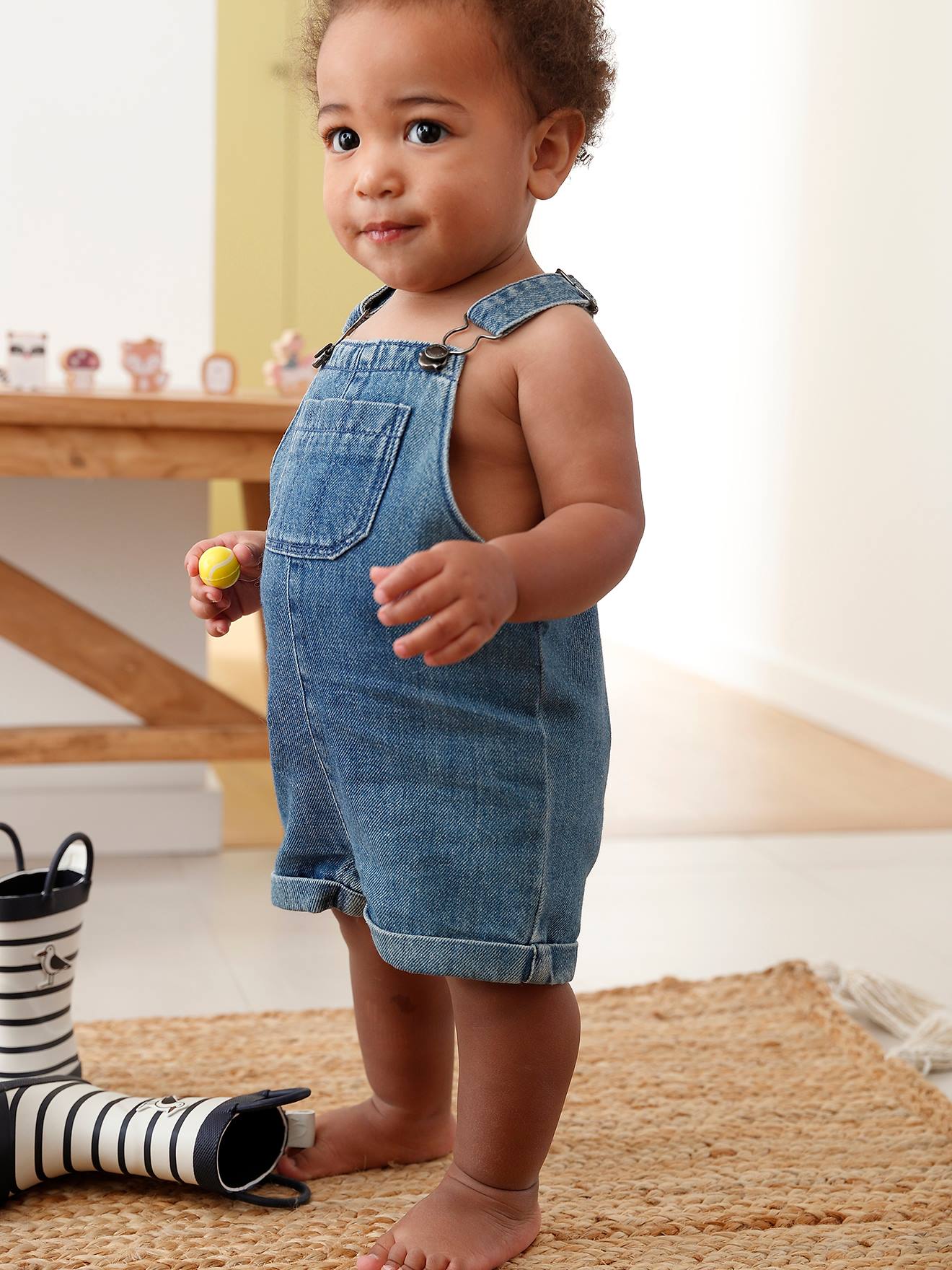 Denim discount tuinbroek baby