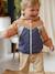 Windjack colorblock voor babyjongens blauwgroen+kameel - vertbaudet enfant 