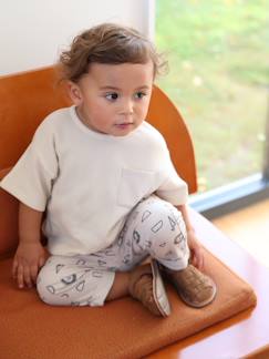 -Babyset T-shirt met honingraat en broek van molton