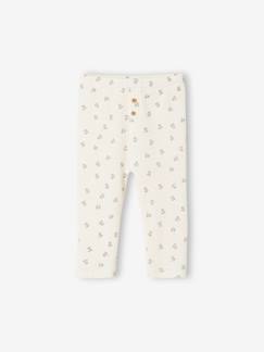 Baby-Legging-Effen geribbelde legging voor baby