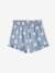 Meisjesshort met ruches blauw+ecru+marineblauw - vertbaudet enfant 