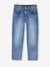 Rechte jeans MorphologiK meisjes heupomvang Medium stone - vertbaudet enfant 