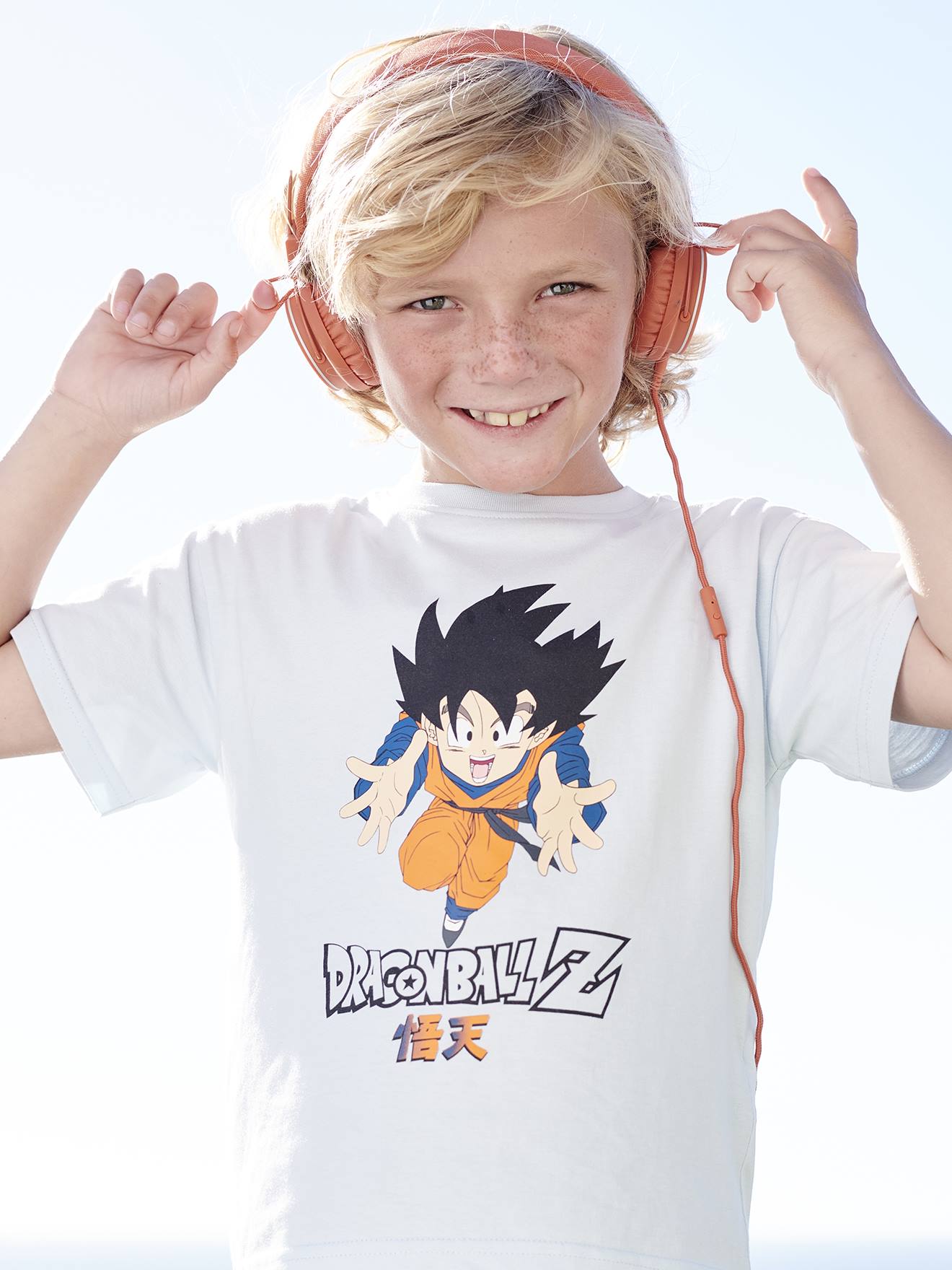 Dragon Ball Z® jongensshirt hemelsblauw