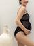 Body voor zwangerschap en borstvoeding Dahlia CACHE-COEUR zwart - vertbaudet enfant 