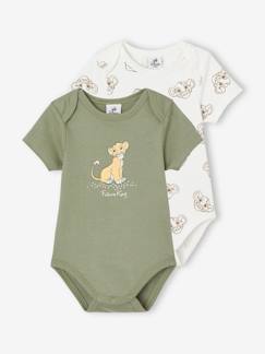 Baby-Body-Set van 2 rompertjes met korte mouwen Disney® Lion King