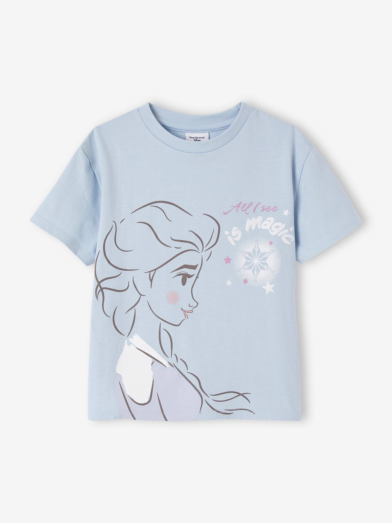 Meisjesshirt Disney® Frozen hemelsblauw