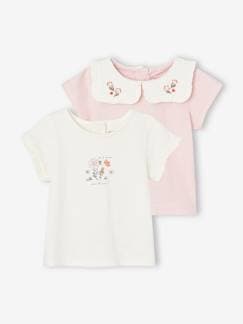 Baby-Set van 2 geboorteshirts in biologisch katoen