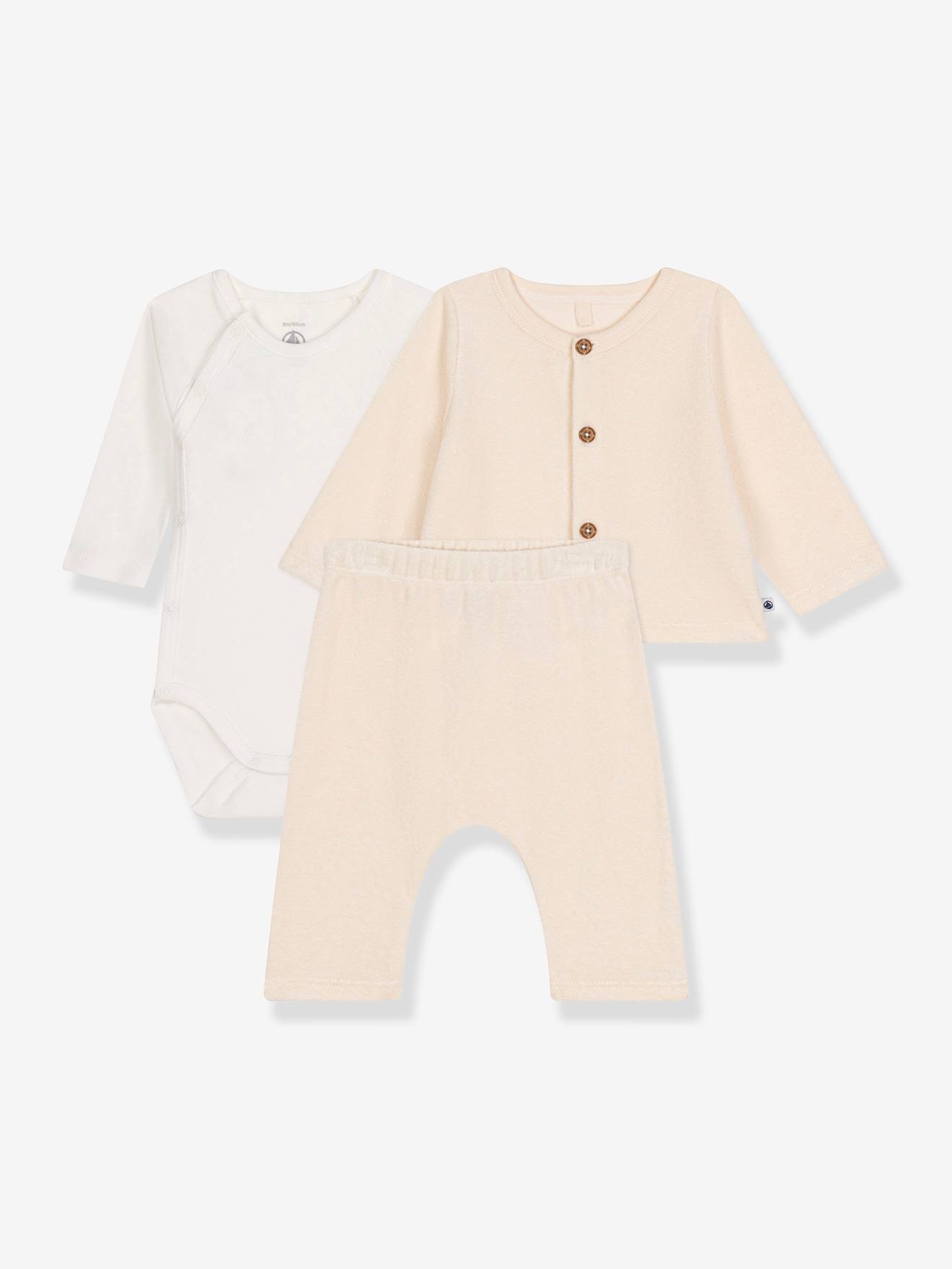 Geboorteset PETIT BATEAU beige