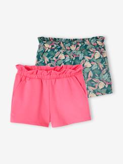 Meisje-Set van 2 meisjesshorts