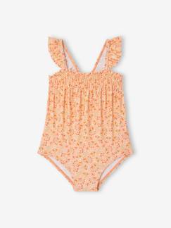 Baby-Badpak, strandaccessoires-Badpak voor meisjesbaby met bloemenprint