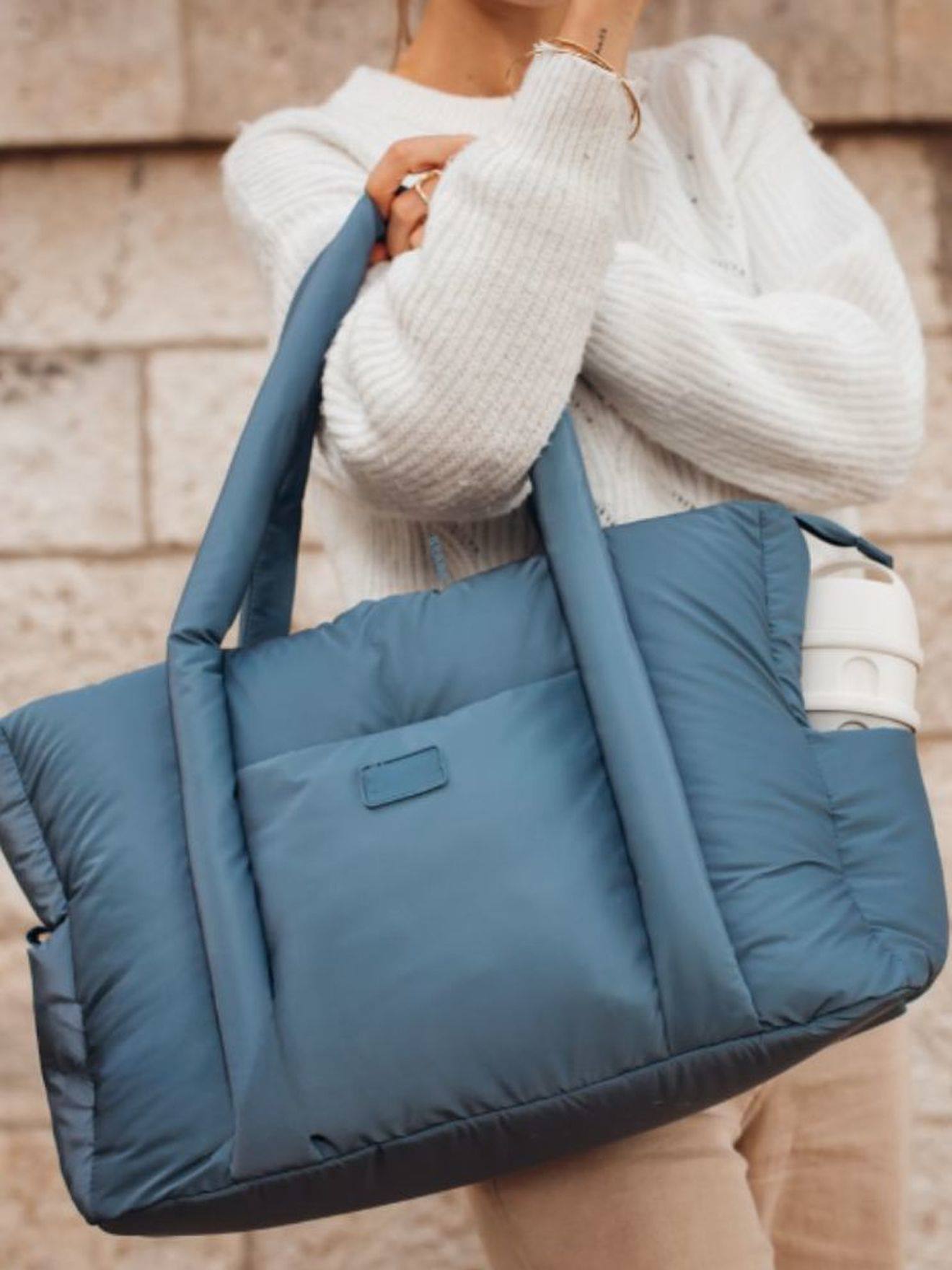 Luiertas Parijs Puffy BEABA blauw