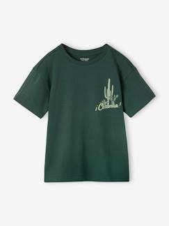 -Jongensshirt met cactusmotief op de voorkant