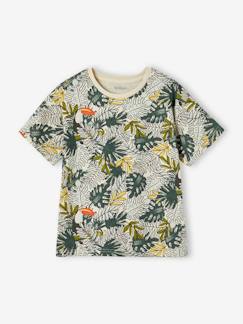 Jongens-T-shirt, poloshirt, souspull-T-shirt-Jongensshirt met grafisch vakantiemotief