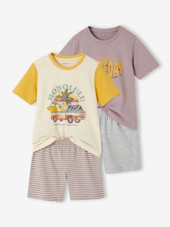 Jongens- Pyjama, surpyjama-Set van 2 pyjashorts voor jongens