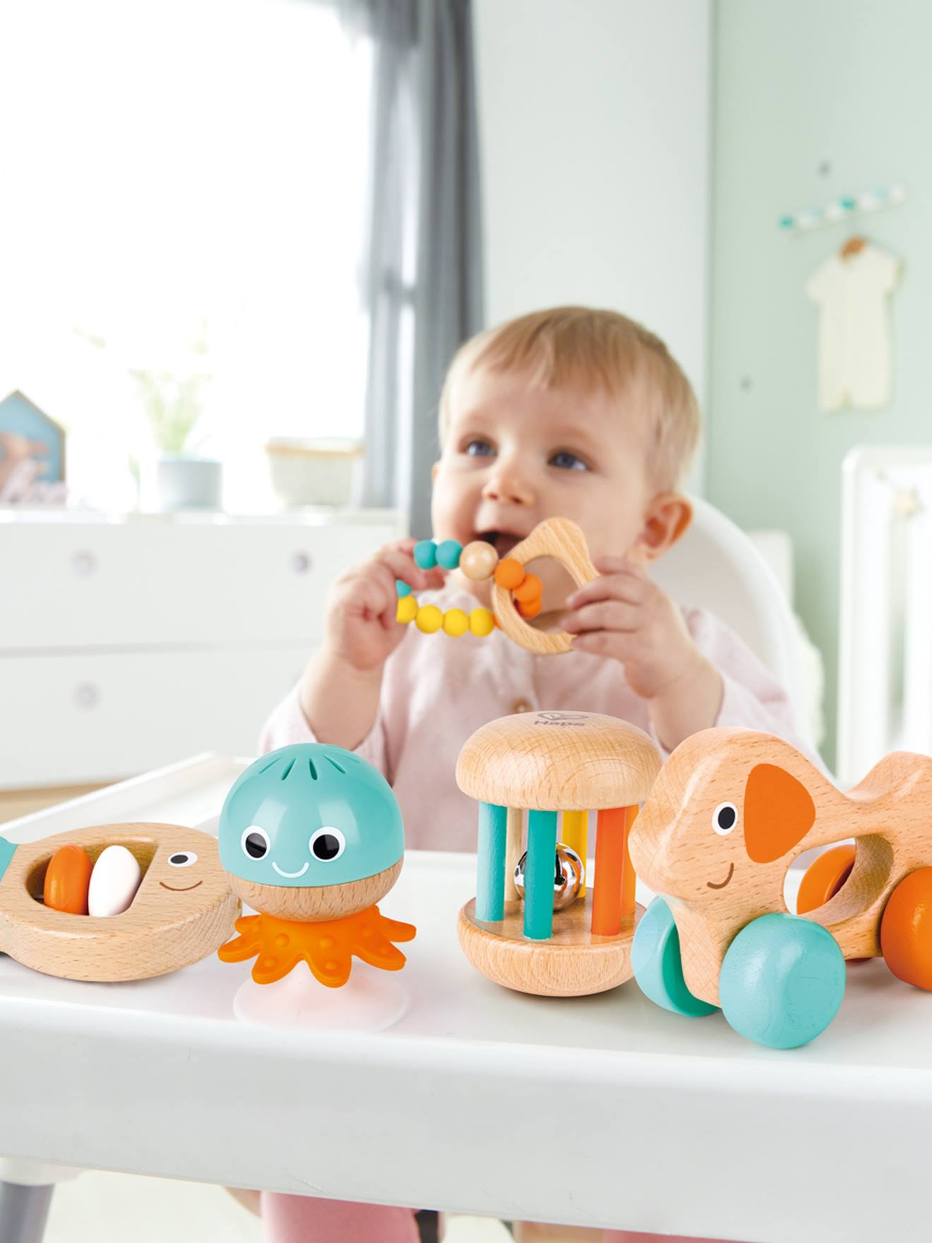 Sensorische doos in meerdere stappen - HAPE sinaasappel