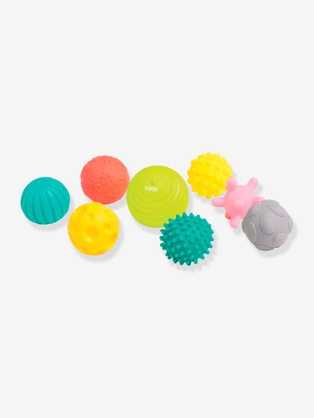 Assortiment van 8 ballen - LUDI meerkleurig - vertbaudet enfant 