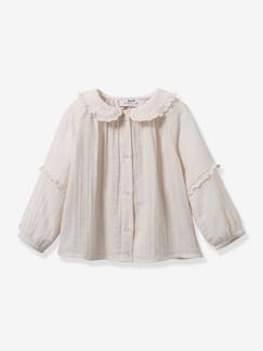 -Babyblouse van katoengaas - biokatoen CYRILLUS