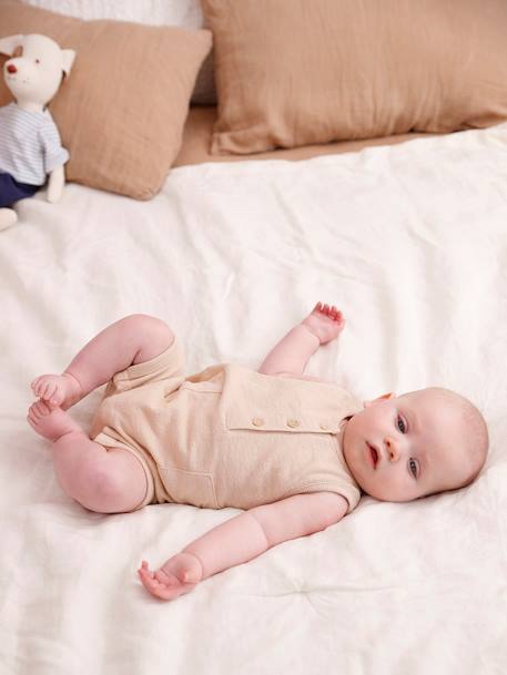 Baby jumpsuit beige - vertbaudet enfant 