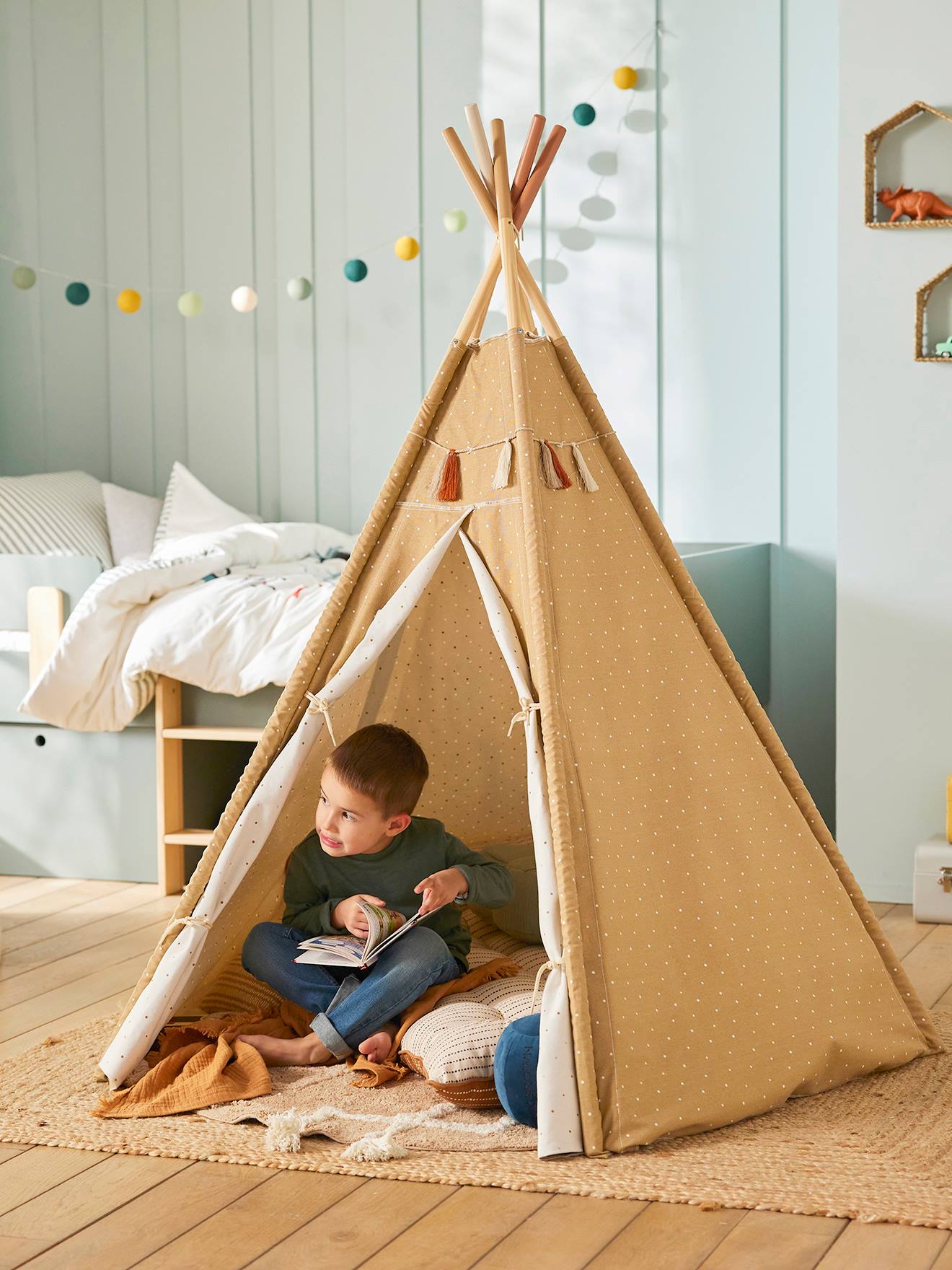 Dubbelzijdige tipi karamel
